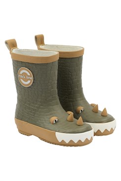 Mikk-Line 3D Gummistiefel - Dragon - Dusty Olive